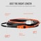 Vevor Pipe Heating Cable 24FT 7W/FT Heat Tape for Pipes with Built-in Thermostat PFPC1-1A024 - alternate 2