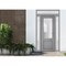 Vdomdoors Front Exterior Prehung FiberGlass Door Frosted Glass / Manux 8422 Grey Ash / 2 Sidelight and Transo MANUX8422EXD-SS-W16+36+16 x H80+14-LH - alternate 3