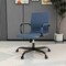 Leisuremod Harris Faux Leather Office Chair - Mid-Back Ergonomic Swivel Desk Chair, Iron Base HOBL19BUL - alternate 5