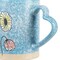 Gibson Home Sunbloom 4 Piece 15 Ounce Flower Wax Relief Design Mug Set with Heart Shaped Handles 136961.04R - alternate 3