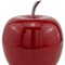 Homeroots 11" Red Aluminum Decorative Apple Tabletop Sculpture 354656 - alternate 3