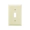Pass & Seymour 1-Toggle Nylon Wall Plates, Ivory, 10PK TP1ICP10 - alternate 2