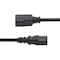 Startech.Com 1ft Power Extension Cord, IEC 60320 C14 to C13 PDU Power Cord, 10A 250V 8713-8100-POWER-CORD - alternate 2