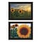 Homeroots Set Of Two Midwest Living 3 Black Framed Print Wall Art, 2PK 407952 - alternate 1