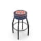 Holland Bar Stool Co 30" 4" Auburn Cushion Seat, Blk Wrinkle Base Swivel Bar Stool L8B130Auburn - alternate 1