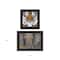 Homeroots Set Of Two Wildlife II 2 Black Framed Print Wall Art, 2PK 406044 - alternate 2