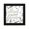 Homeroots Blessed Beyond Measure Black Framed Print Wall Art 529650 - alternate 1