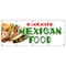 Signmission Homemade Mexican Food, 48 Inch x 120 Inch, Banner B-120 Homemade Mexican Food - alternate 1