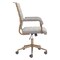 Homeroots Gray and Bronze Adjustable Height Swivel Rolling Office Chair 571400 - alternate 3