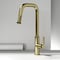 Vigo Hart Angular Single Handle Pull-Down Spout Kitchen Faucet in Matte Brushed Gold VG02036MG - alternate 1