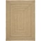 Homeroots 5' X 7' Natural And Brown Handmade Indoor Outdoor Area Rug 552801 - alternate 1
