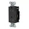 Hubbell Wiring Device-Kellems Straight Blade Receptacle, 5-15R, 15 A, 125V AC, 2 Pole, 3 Wire, Surface Mount, Grounded HBL2152STBKTR - alternate 3