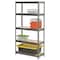 Edsal Boltless Shelving, 60 in H, 30 in W, 12 in D, Silver, 5 Shelves UR301260PB5P-SV - alternate 3