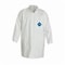 Dupont SAFESPEC DISPOSABLE LAB COAT WITH LAYDOWN COLLAR, L, WHITE, TYVEK 400 TY212SWHLG0030VP - alternate 2