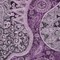 Homeroots 9' X 12' Purple And Charcoal Floral Medallion Washable Indoor Outdoor Area Rug 603195 - alternate 4