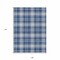 Homeroots 9' X 12' Navy Blue And Ivory Plaid Washable Indoor Outdoor Area Rug 597121 - alternate 3
