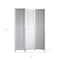 Homeroots 67" White Solid Wood Folding Three Panel Screen Room Divider 415077 - alternate 3