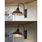 Jonathan Y Stanley 12.25" 1-Light Farmhouse Industrial Iron LED Gooseneck Arm Outdoor Sconce, Wood Finish/Copper JYL7614G - alternate 4