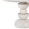 Homeroots 51" White Marble and Wood Pedestal Base Round Top Dining Table 623353 - alternate 4