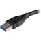 Startech.Com 6in Black USB 3.0 Extension Cable A to A USB3EXT6INBK - alternate 1