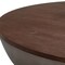 Homeroots 48" Brown And Gray Solid Wood And Concrete Round Coffee Table 520639 - alternate 5