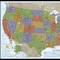 National Geographic United States Decorator Map, Enlarged and Laminated, 43.5'' x 30.5'' RE00622084 - alternate 2