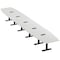 Skutchi Designs 22ft Boat Conference Table With Power | Harmony Series | 22 Person Meeting Room Table HAR-BOT-48X264-T.BK-U779-EBLK - alternate 1