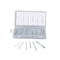 Prosource Cotter Pin Assortment, Carbon Steel, Zinc, 144Piece 61205 - alternate 3