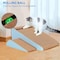 Simple Deluxe FluffyDream Slope Cut Ball Cat Scraper Combination - Durable Cat Leisure Bed - Indoor Scraper and P GLOWPTSCRATRIL01 - alternate 2
