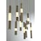 Euf Ronda, Chandelier , 10-Light, 50", Weathered Brass, Alabaster 50121-014 - alternate 3