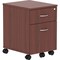 Lorell Relevance Series 2-Drawer Vertical File Cabinet, 15.8" x 19.9" x 22.9", Mahogany LLR16216 - alternate 1