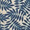 Homeroots 7' X 10' Navy Blue And Beige Botanical Leaves Indoor Outdoor Area Rug 546687 - alternate 2