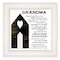 Homeroots My Grandma White Framed Print Wall Art 404769 - alternate 1