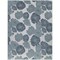 Homeroots 8' X 10' Navy Blue Sky Blue And Ivory Floral Indoor Outdoor Area Rug 550239 - alternate 1