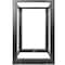 Rocstor SolidRack 18U Adjustable Depth Open Frame 4 Post Rack w/ Casters Y10E023-B1 - alternate 1