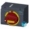 Siemens front mounted rotary operator EMERGENCY OFF IEC IP30/40 accessory for: 3VA9267-0EK15 - alternate 2