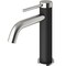 Vigo Madison Single Handle Single-Hole Bathroom Faucet in Brushed Nickel and Carbon Fiber VG01044BN - alternate 1