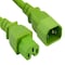 Sanoxy 8ft 14 AWG 15A 250V Power Cord IEC320 C14 to IEC320 C15, Green SNX-CBL-LDR-PW133-4208 - alternate 1