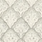 Chesapeake Mimir Grey Quilted Damask Wallpaper 3125-72340 - alternate 1