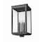 Z-Lite Hartwell 6-Light Outdoor Post Mount Fixture, 15 in W x 31.5 H, Sand Black 5019PHXXLS-BK - alternate 2