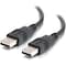 C2G 1m USB 2.0 A Male to A Male Cable - Black (3.2ft) 28105 - alternate 1