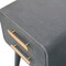 Homeroots 22" Midnight Solid Wood Two Drawer Nightstand 651603 - alternate 6