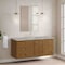 James Martin Vanities Laurent 60" Single Vanity, Honey Oak w/ 3 CM Victorian Silver Silestone Top 545-V60S-HNO-3VSL - alternate 6