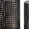 Homeroots Set of Five Dark Brown Pierced Geometric Metal Tabletop Hurricane Candle Holders, 5PK 636204 - alternate 2