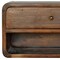 Homeroots 18" Chestnut Solid Wood One Drawer Floating Nightstand 722577 - alternate 3