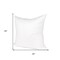 Homeroots 24" White Cotton Down Blend Throw Pillow Insert 608276 - alternate 2