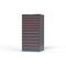 Strong Hold 12 drawer cabinet - (6x 3ft, 6x 4ft) - Red accents - Keyed Alike S3060-PPAAS-1203DS - alternate 3