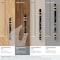 Amerock Carrione 3-3/4 inch 96mm Center-to-Center Marble Black/Champagne Bronze Cabinet Pull BP36648MBKCZ - alternate 2