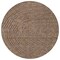 Homeroots 8' Brown Gold And Ivory Round Polka Dot Washable Indoor Outdoor Area Rug 599030 - alternate 4