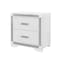 Global Furniture Usa Contemporary Glam Soleil White Nightstand SOLEIL-WHITE-NS - alternate 3